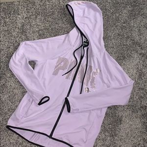 PINK zip up hoodie